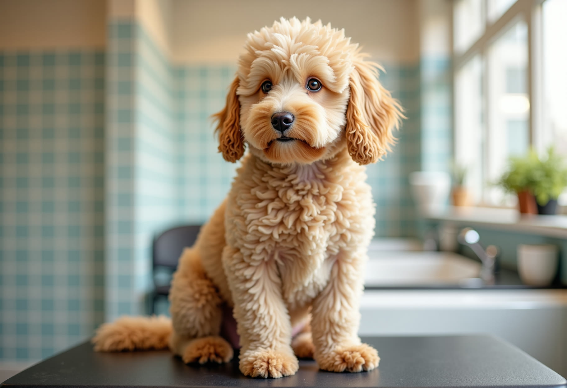 Bluestem Dog Grooming at work